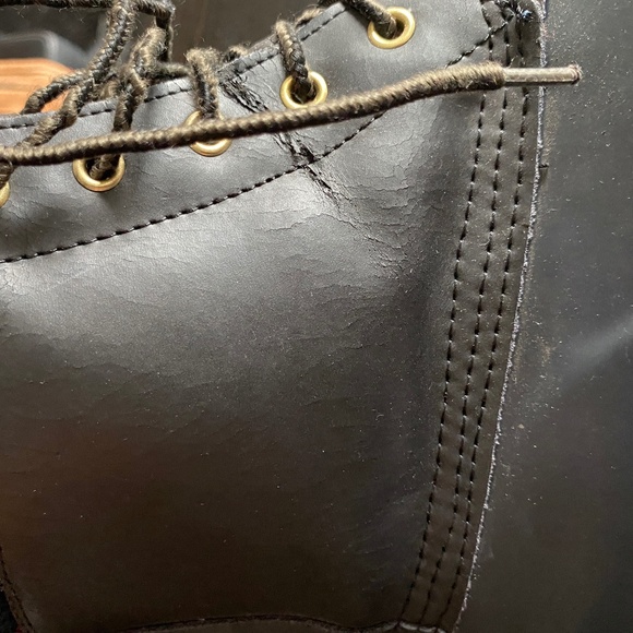 Vintage Hilfiger twRussel Women's Duck Rainboots, size 10, in Navy/Plaid - Picture 6 of 9